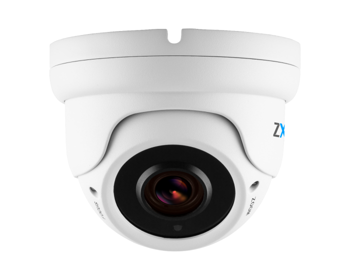 All in One HD 2.4MP 2.8-12mm Lens Varifocal Manual Zoom Outdoor IR Dome Camera