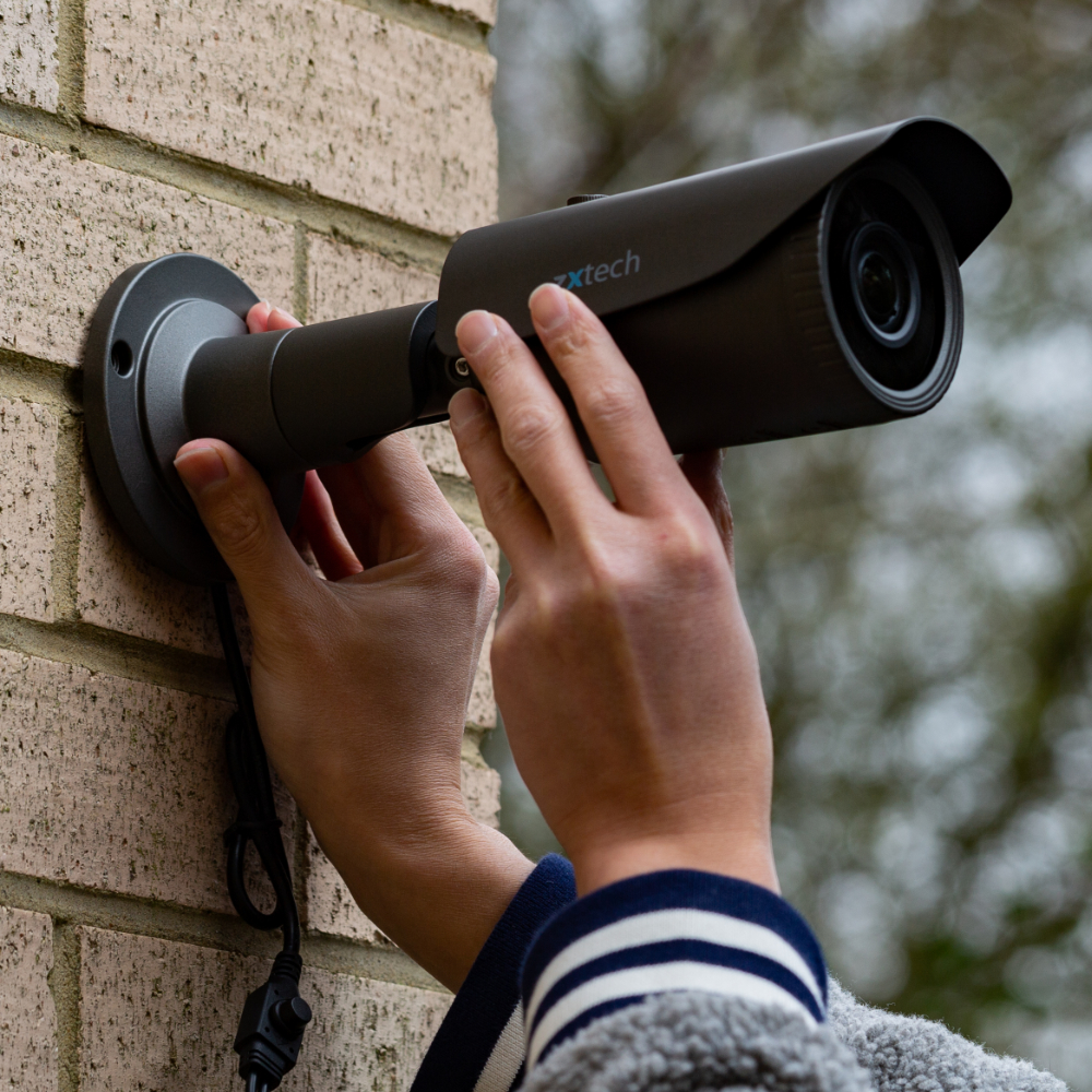 Zxtech 3x 5MP Varifocal Audio 60M IR Camera PoE Outdoor Security Cameras CCTV Kit | FP3H4X