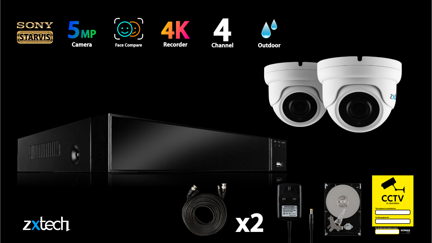 5MP AHD Security System Home HD Analog Camera Wide Angle | AF2A4Z