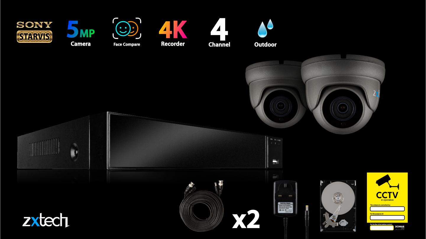5MP AHD Camera System DVR Security P2P HD Analog Camera IR LED | AF2B4Z