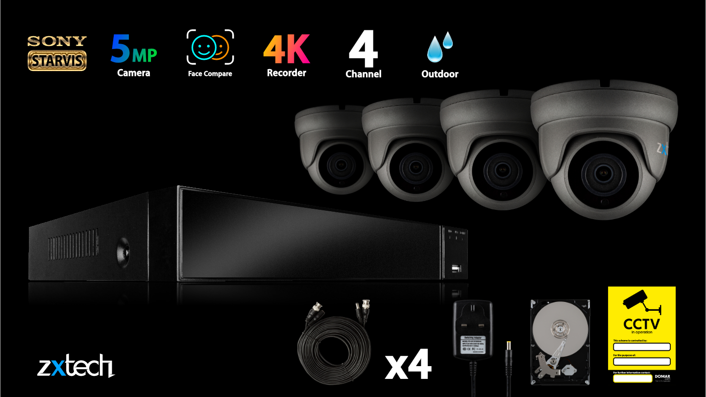 5MP AHD Camera System Full DVR HD Analog Camera Infrared | AF4B4Z