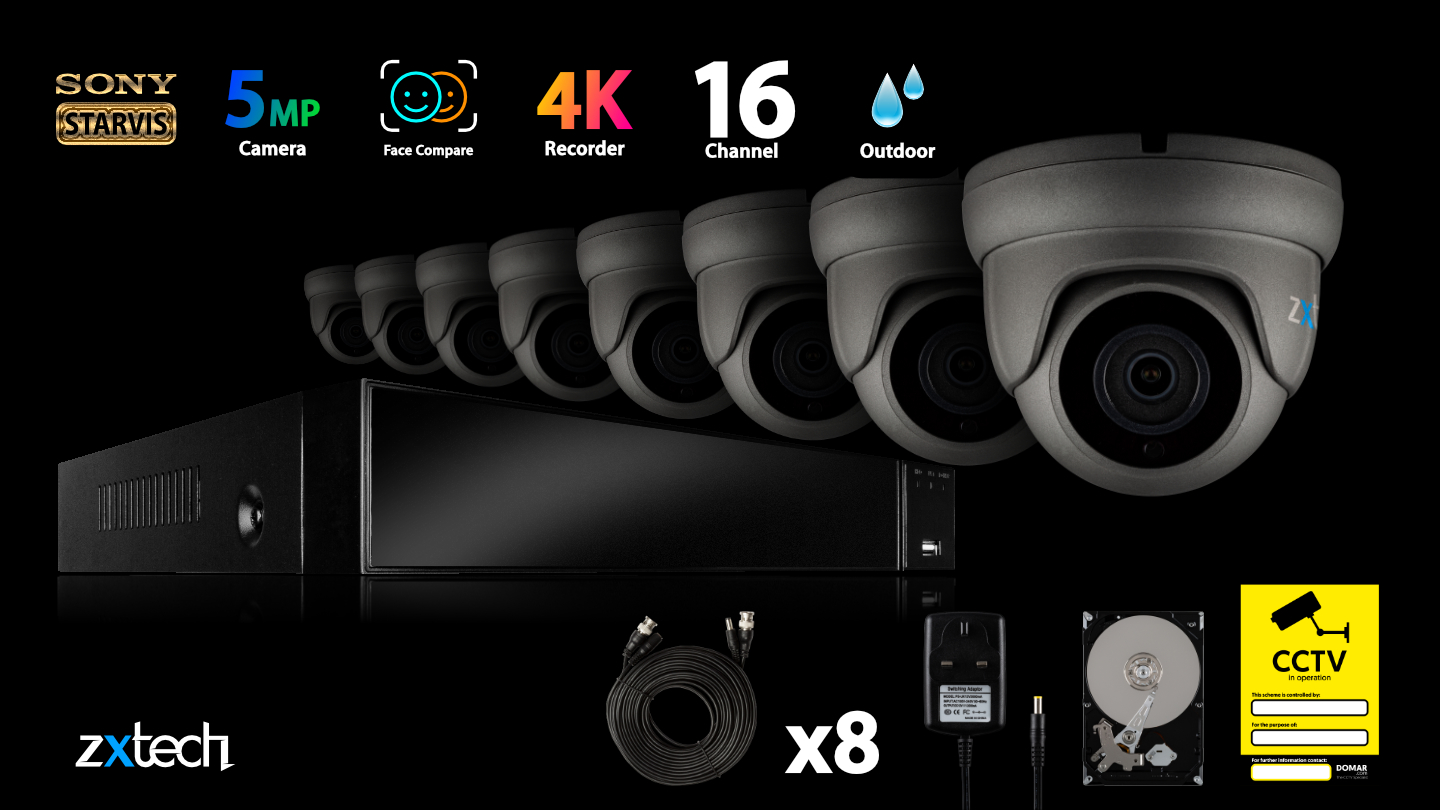 5MP AHD Security System Home Alert DVR HD Analog Camera Outdoor | AF8A8Y